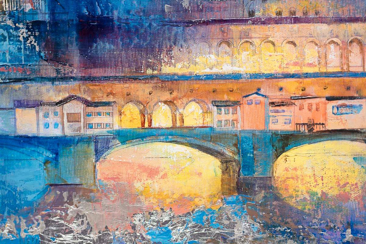 Forever Under Florence's Charm - Original by artist Veronika Benoni - Wyecliffe Galleries