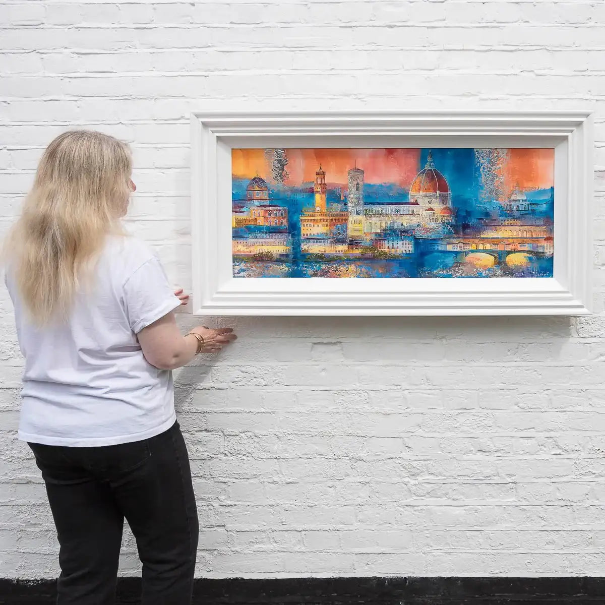 Forever Under Florence's Charm - Original by artist Veronika Benoni - Wyecliffe Galleries