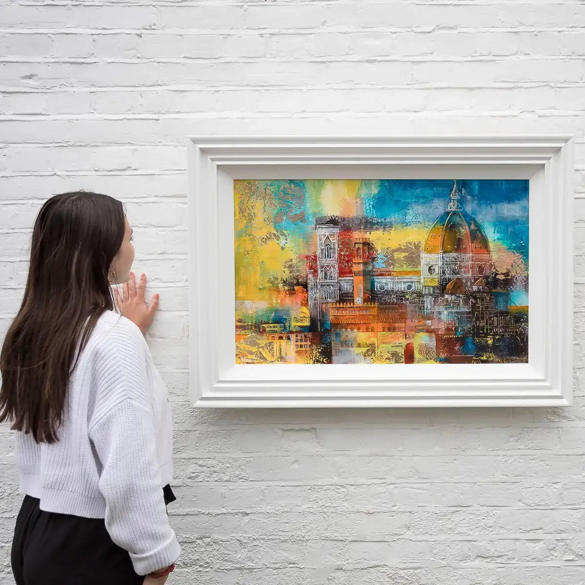 Heart Of Florence - Original by artist Veronika Benoni - Wyecliffe Galleries