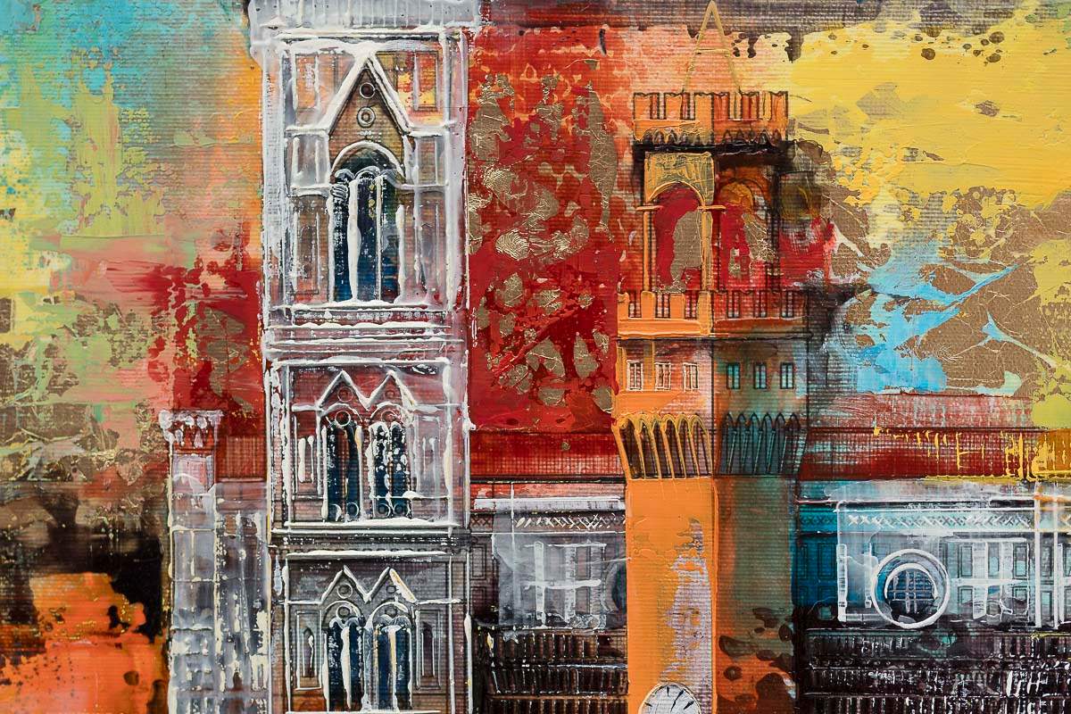 Heart Of Florence - Original by artist Veronika Benoni - Wyecliffe Galleries