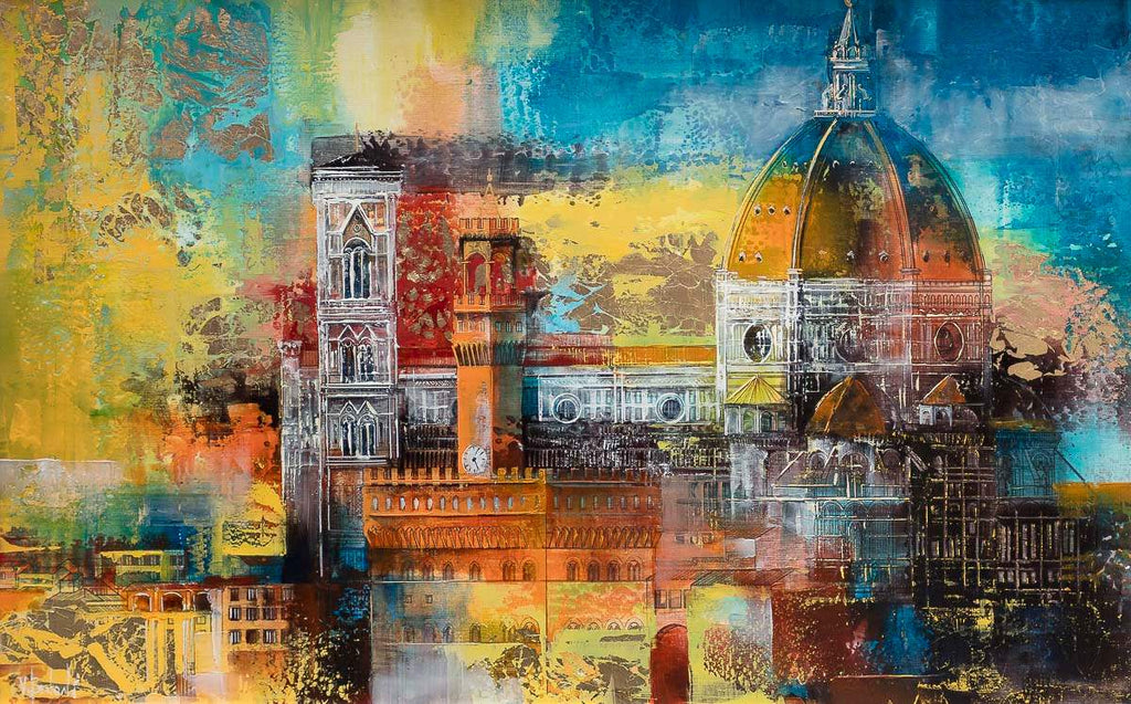 Heart Of Florence - Original by artist Veronika Benoni - Wyecliffe Galleries