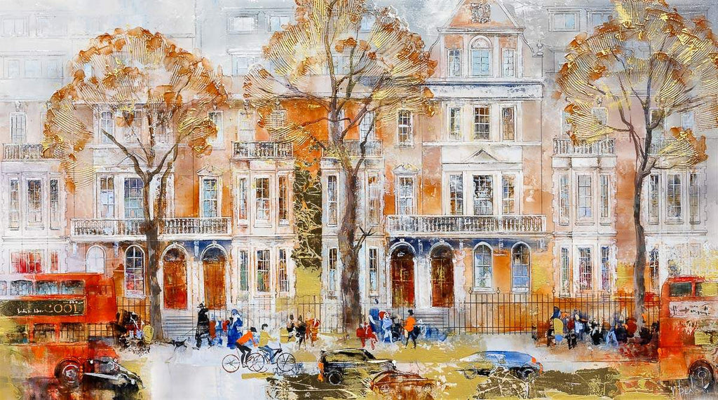 Lazy Day In London - Original - SOLD by artist Veronika Benoni - Wyecliffe Galleries