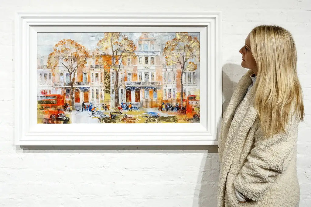 Lazy Day In London - Original - SOLD by artist Veronika Benoni - Wyecliffe Galleries