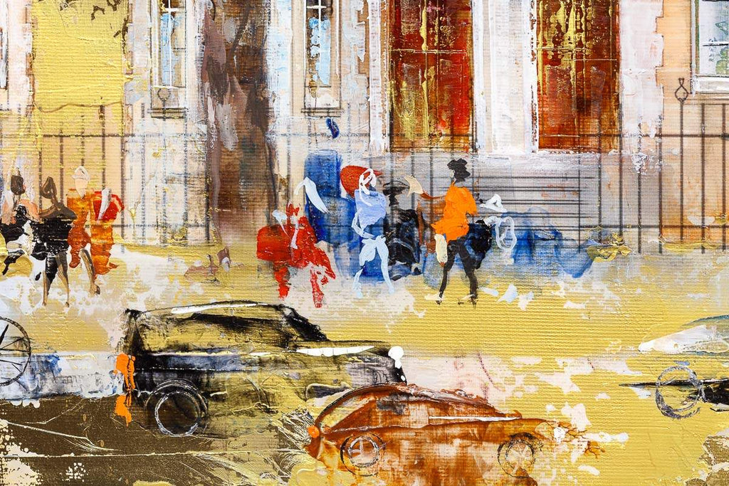 Lazy Day In London - Original - SOLD by artist Veronika Benoni - Wyecliffe Galleries