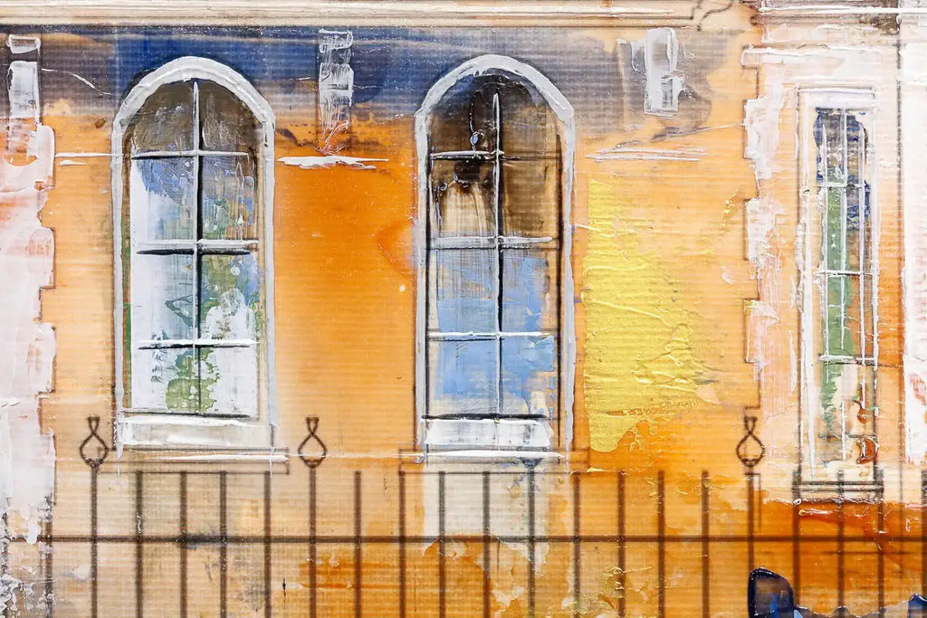 Lazy Day In London - Original - SOLD by artist Veronika Benoni - Wyecliffe Galleries