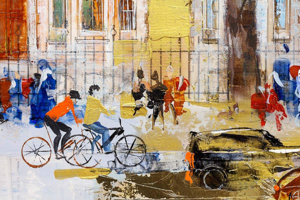 Lazy Day In London - Original - SOLD by artist Veronika Benoni - Wyecliffe Galleries