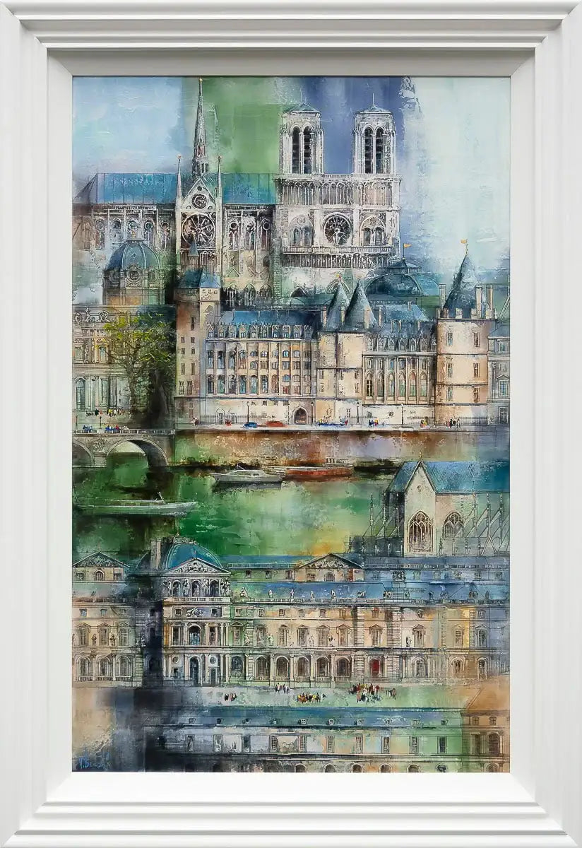 Paris Je T'aime - Original - SOLD by artist Veronika Benoni - Wyecliffe Galleries