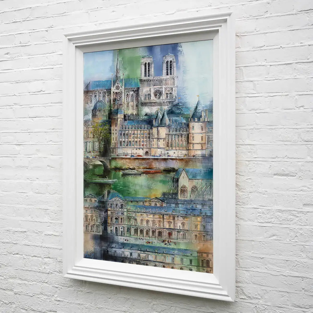 Paris Je T'aime - Original - SOLD by artist Veronika Benoni - Wyecliffe Galleries