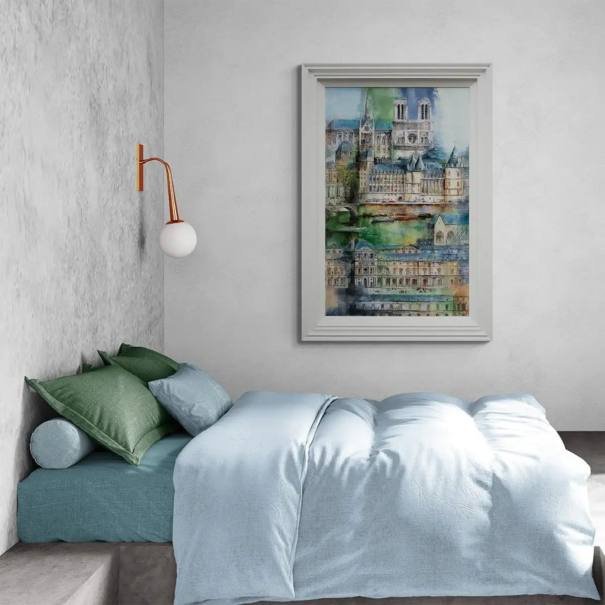 Paris Je T'aime - Original - SOLD by artist Veronika Benoni - Wyecliffe Galleries