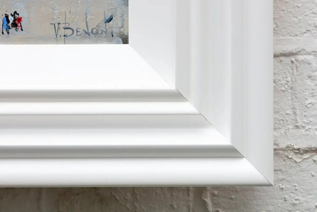 Parisian Blues - Original by artist Veronika Benoni - Wyecliffe Galleries