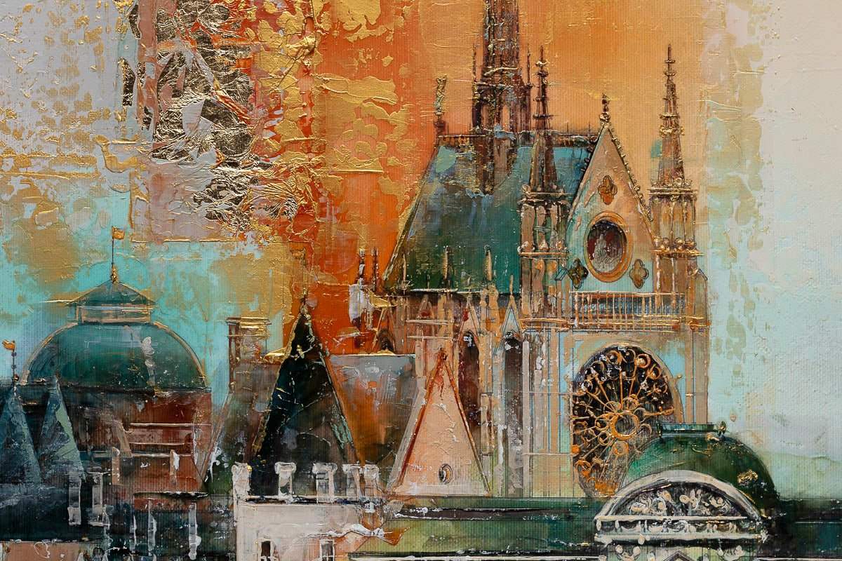 Rêver de Paris - Original - SOLD by artist Veronika Benoni - Wyecliffe Galleries