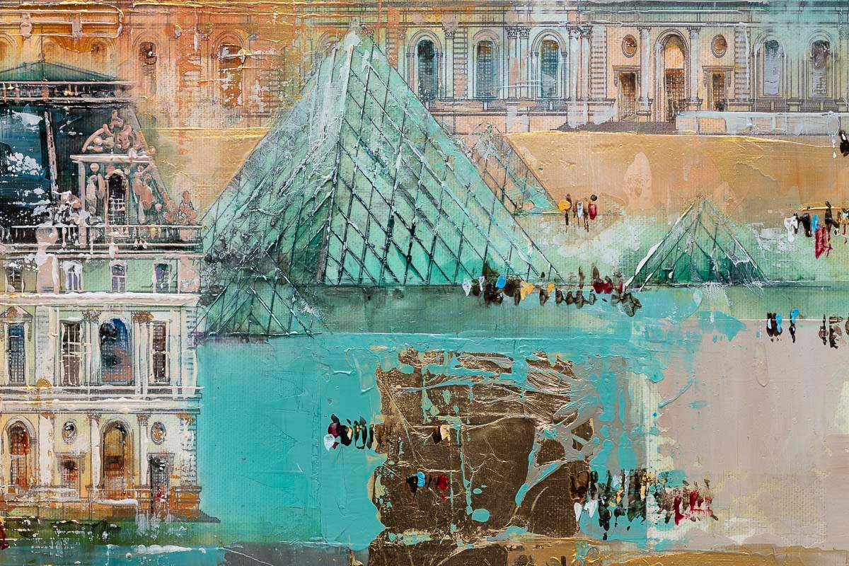 Rêver de Paris - Original - SOLD by artist Veronika Benoni - Wyecliffe Galleries