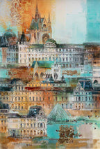 Rêver de Paris - Original - SOLD by artist Veronika Benoni - Wyecliffe Galleries