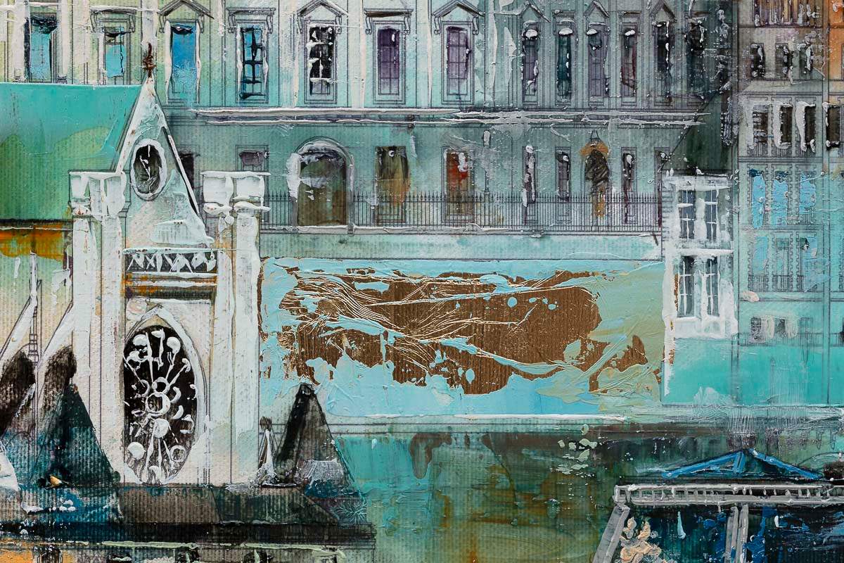 Rêver de Paris - Original - SOLD by artist Veronika Benoni - Wyecliffe Galleries