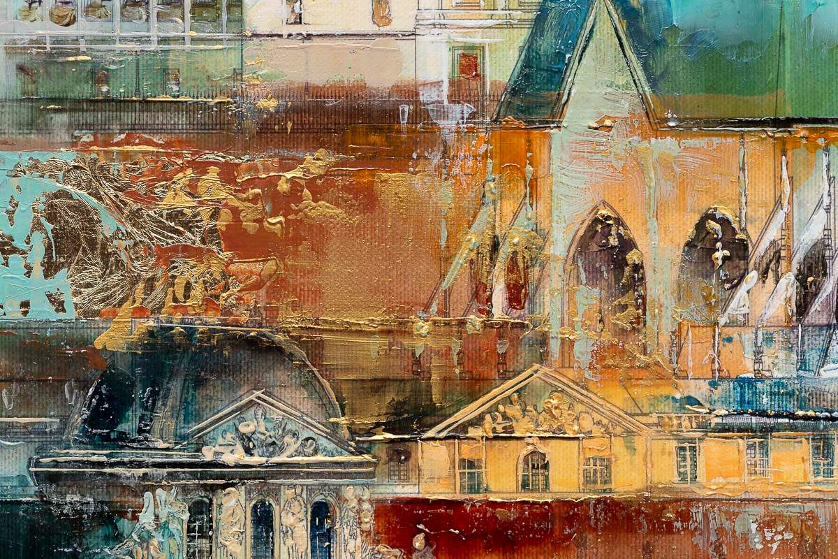 Rêver de Paris - Original - SOLD by artist Veronika Benoni - Wyecliffe Galleries