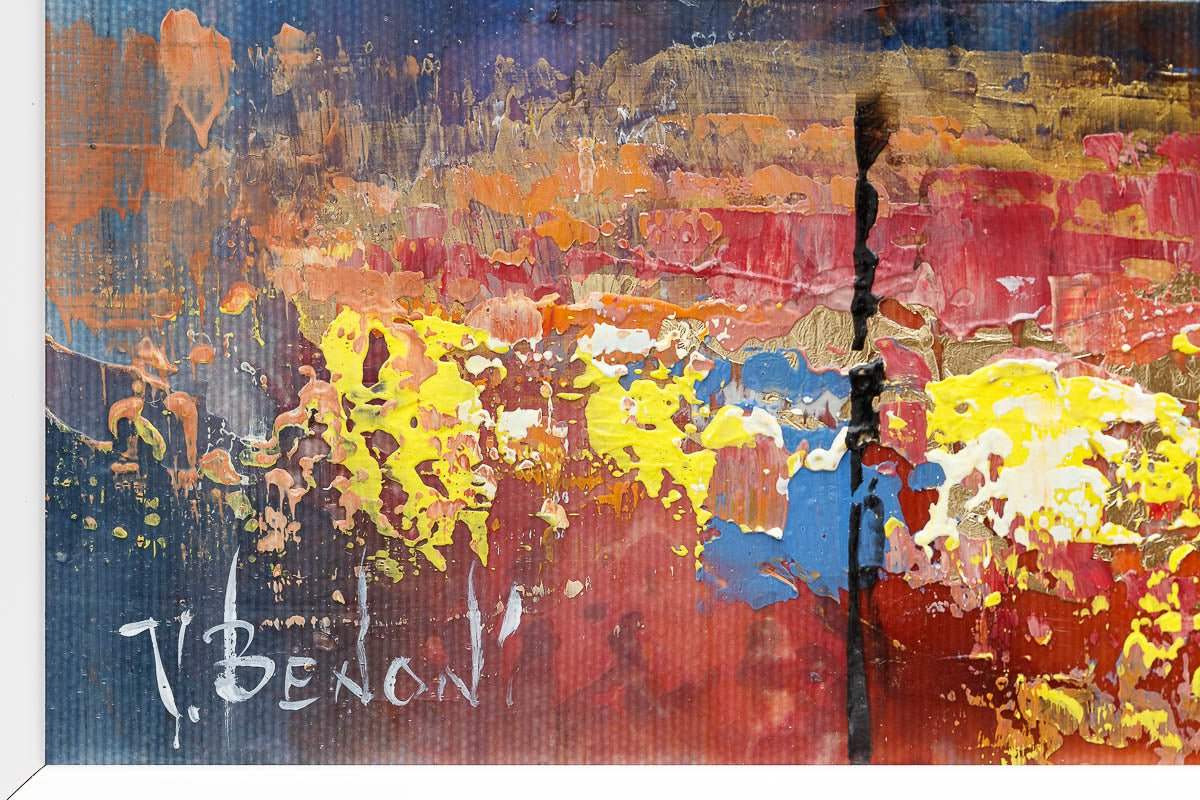 Strolling In Amsterdam - Original - SOLD by artist Veronika Benoni - Wyecliffe Galleries