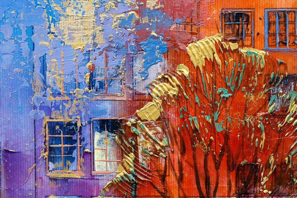 Strolling In Amsterdam - Original - SOLD by artist Veronika Benoni - Wyecliffe Galleries