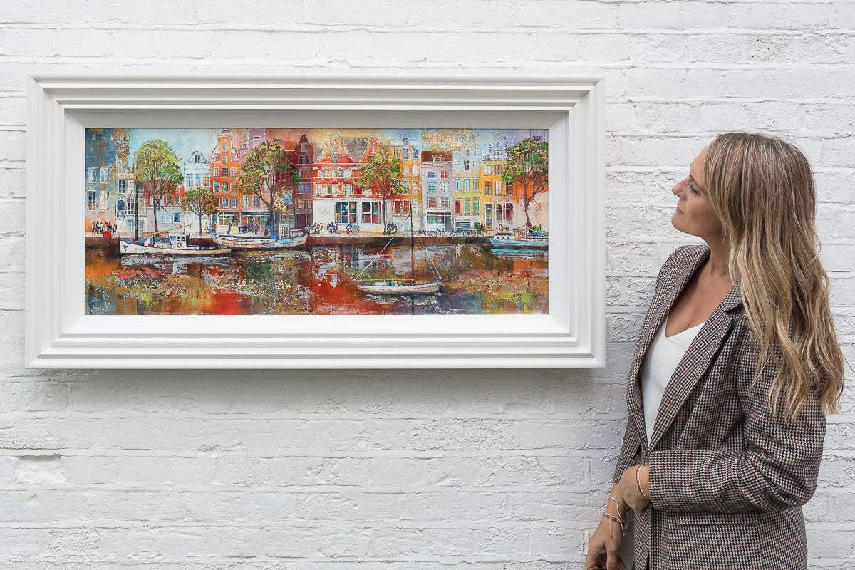 The City Of Canals And Dreams - Original by artist Veronika Benoni - Wyecliffe Galleries