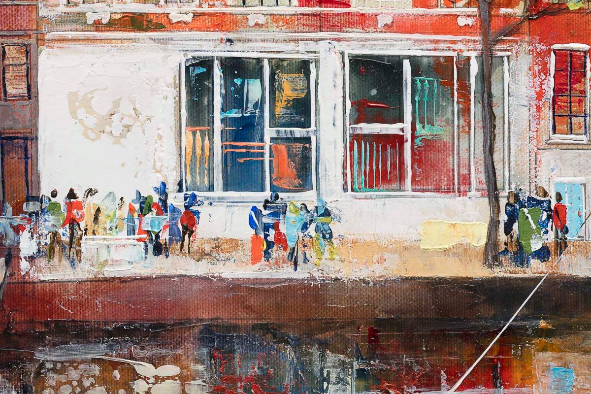 The City Of Canals And Dreams - Original by artist Veronika Benoni - Wyecliffe Galleries