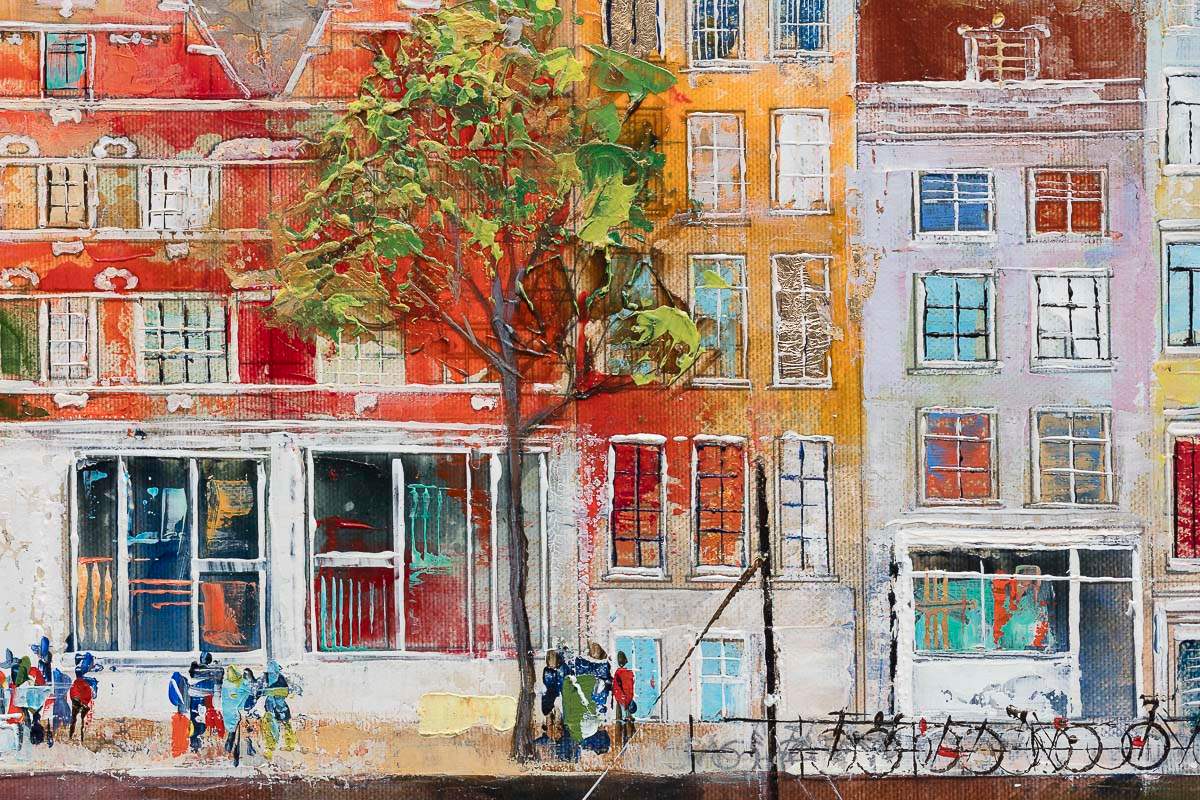 The City Of Canals And Dreams - Original by artist Veronika Benoni - Wyecliffe Galleries
