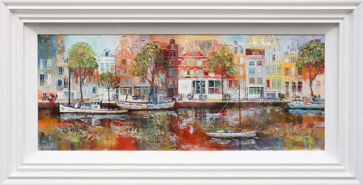 The City Of Canals And Dreams - Original by artist Veronika Benoni - Wyecliffe Galleries