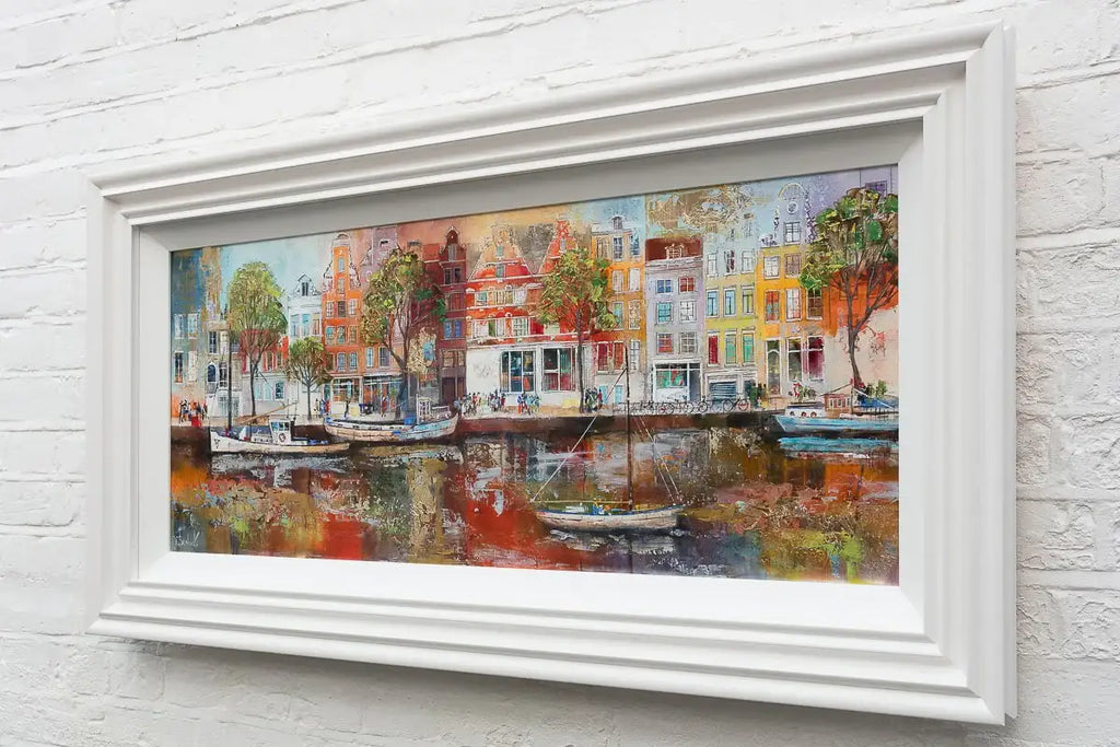 The City Of Canals And Dreams - Original by artist Veronika Benoni - Wyecliffe Galleries