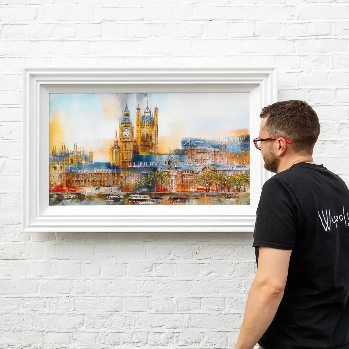 Tranquil London - Original - SOLD by artist Veronika Benoni - Wyecliffe Galleries