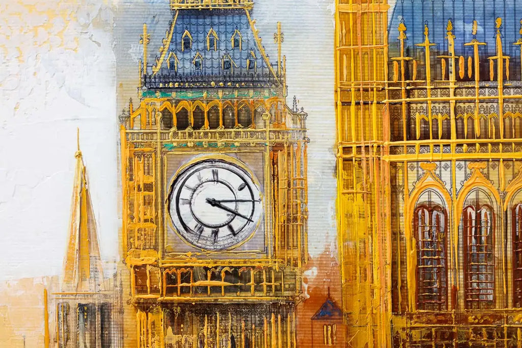 Tranquil London - Original - SOLD by artist Veronika Benoni - Wyecliffe Galleries