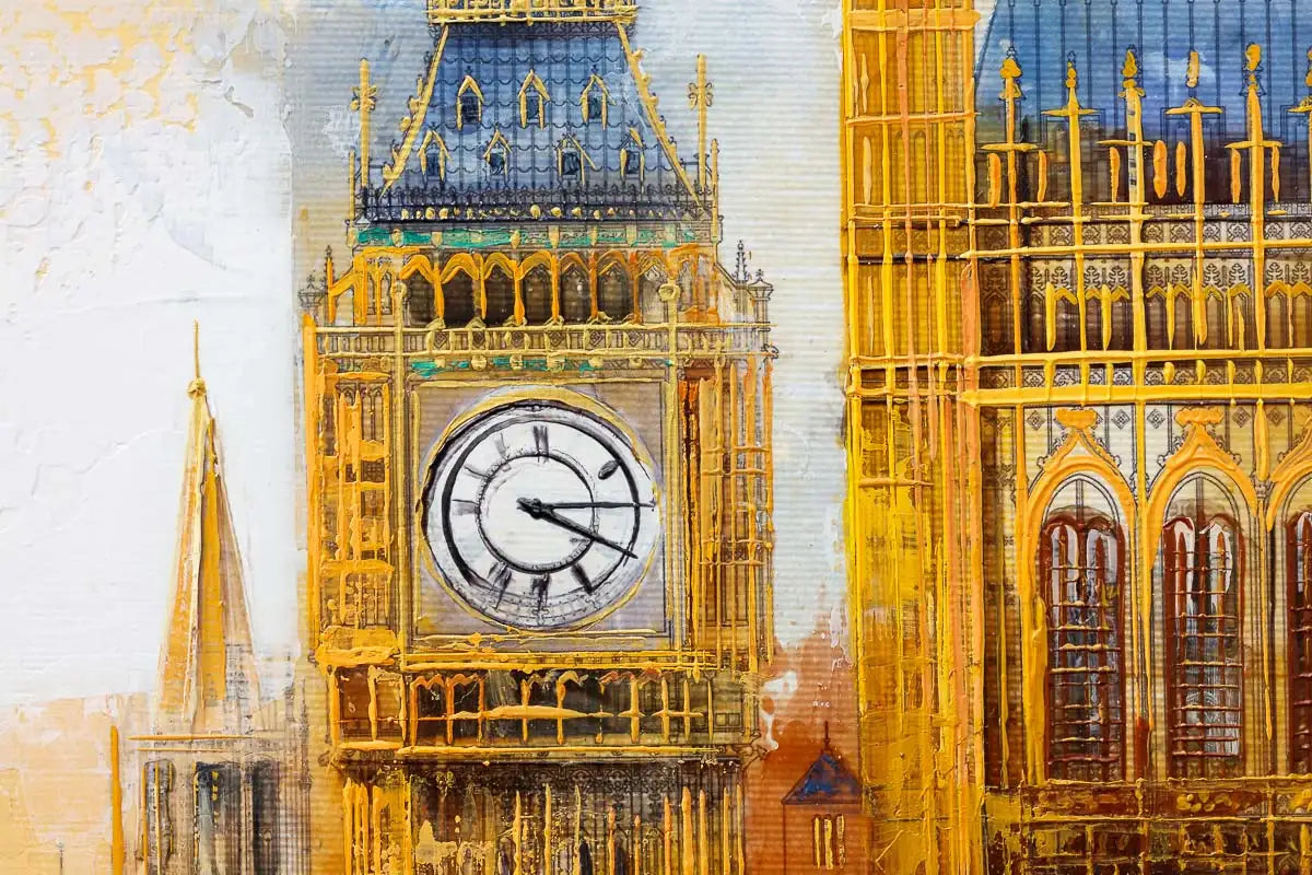 Tranquil London - Original - SOLD by artist Veronika Benoni - Wyecliffe Galleries