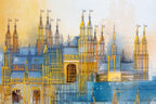 Tranquil London - Original - SOLD by artist Veronika Benoni - Wyecliffe Galleries