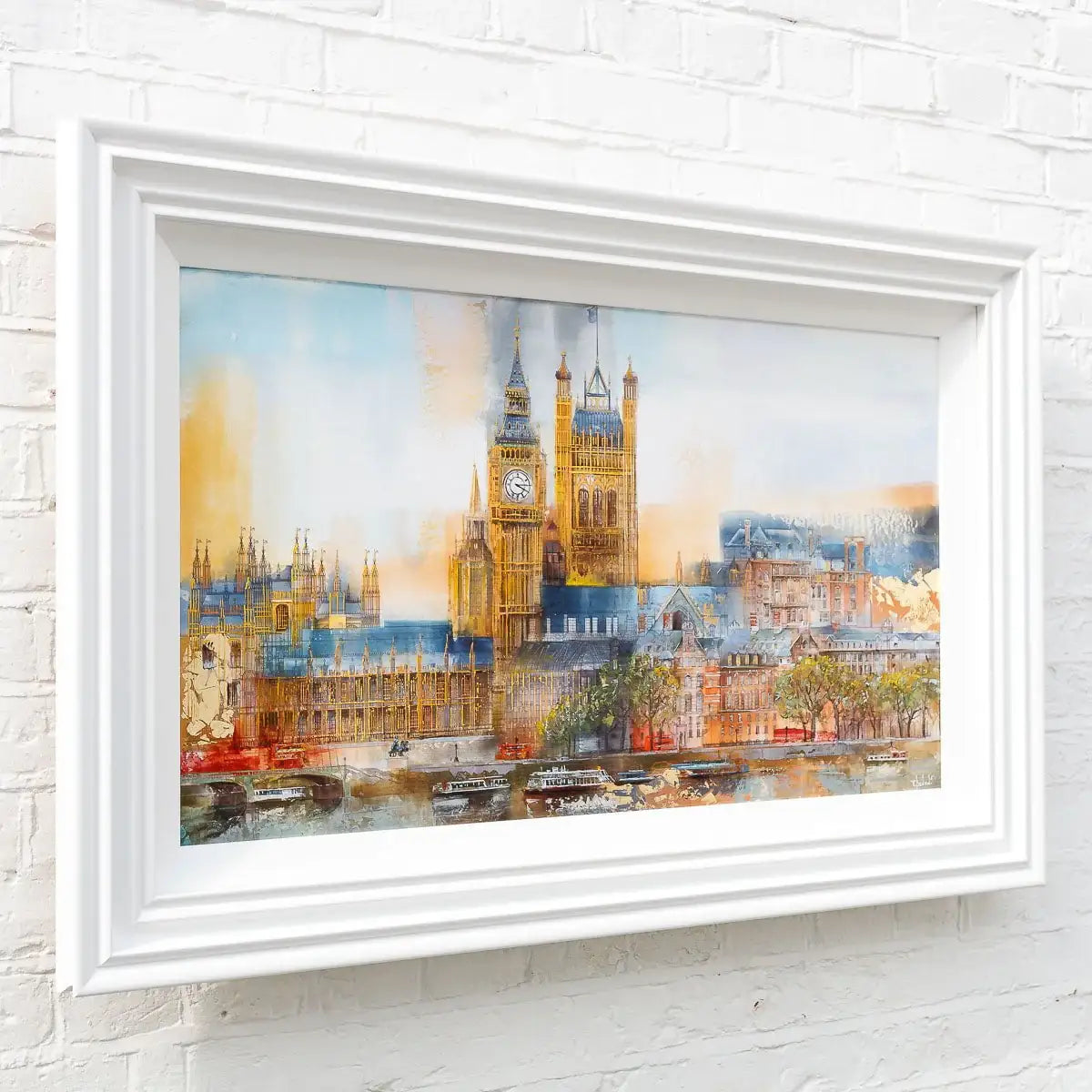 Tranquil London - Original - SOLD by artist Veronika Benoni - Wyecliffe Galleries
