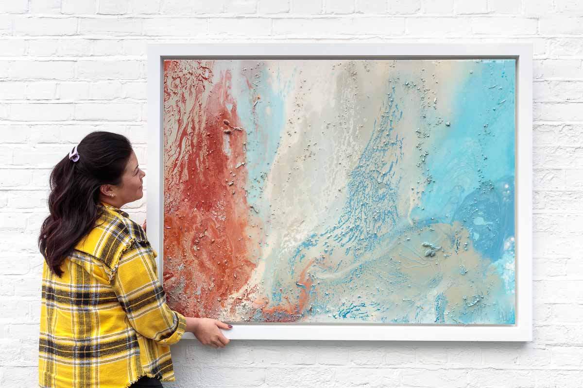 Coral Reef II - Original by artist Wendy Satchwell - Wyecliffe Galleries