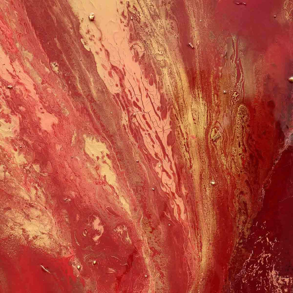 Rose Petals And Angel Wings II - Original by artist Wendy Satchwell - Wyecliffe Galleries