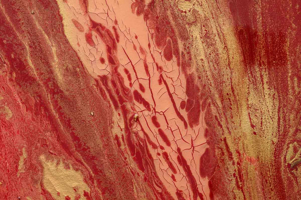 Rose Petals And Angel Wings II - Original by artist Wendy Satchwell - Wyecliffe Galleries