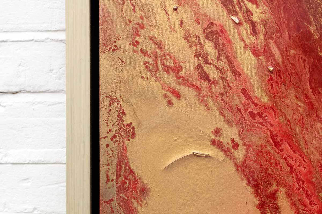 Rose Petals And Angel Wings II - Original by artist Wendy Satchwell - Wyecliffe Galleries