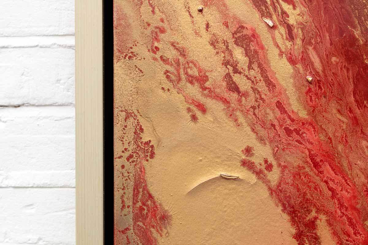 Rose Petals And Angel Wings II - Original by artist Wendy Satchwell - Wyecliffe Galleries