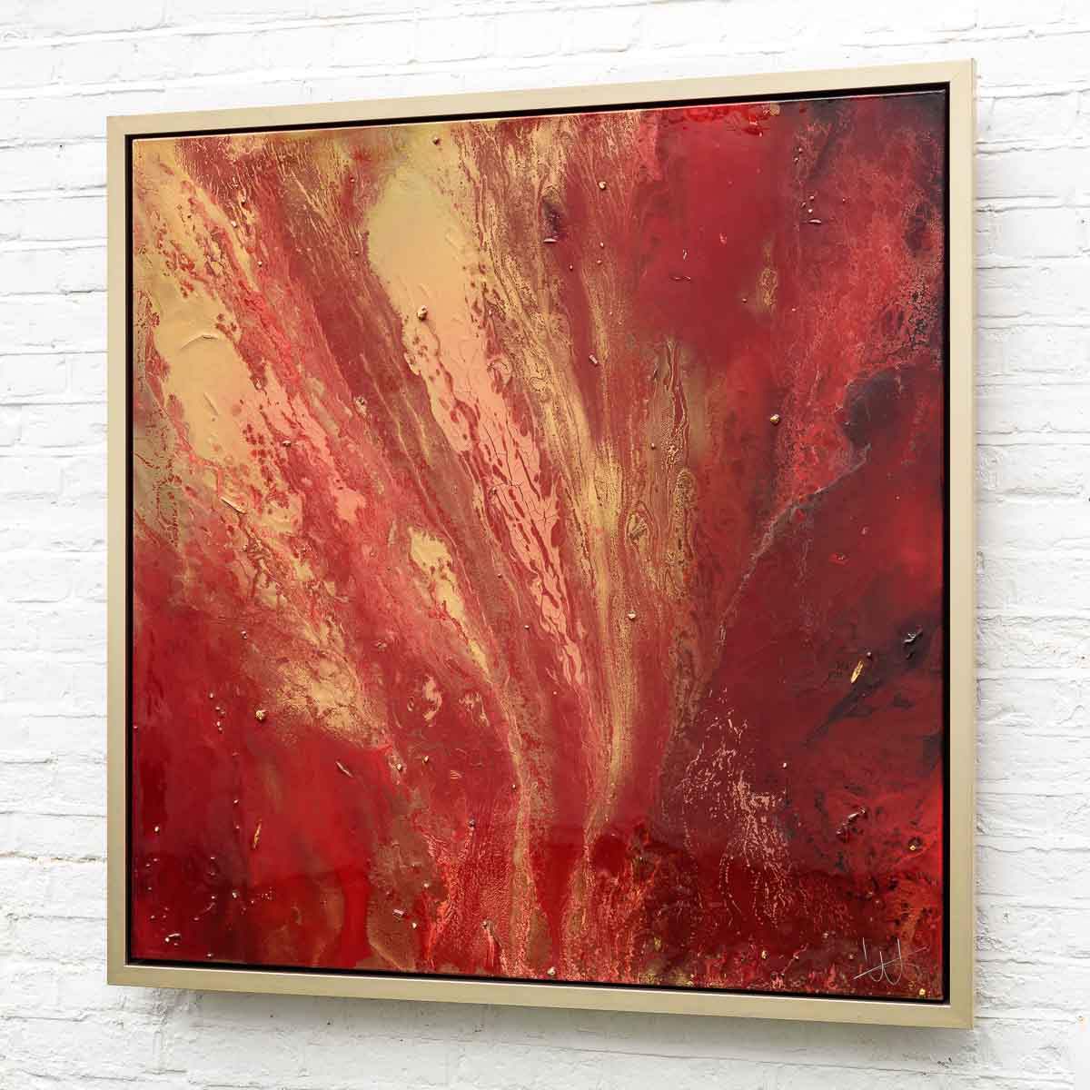Rose Petals And Angel Wings II - Original by artist Wendy Satchwell - Wyecliffe Galleries