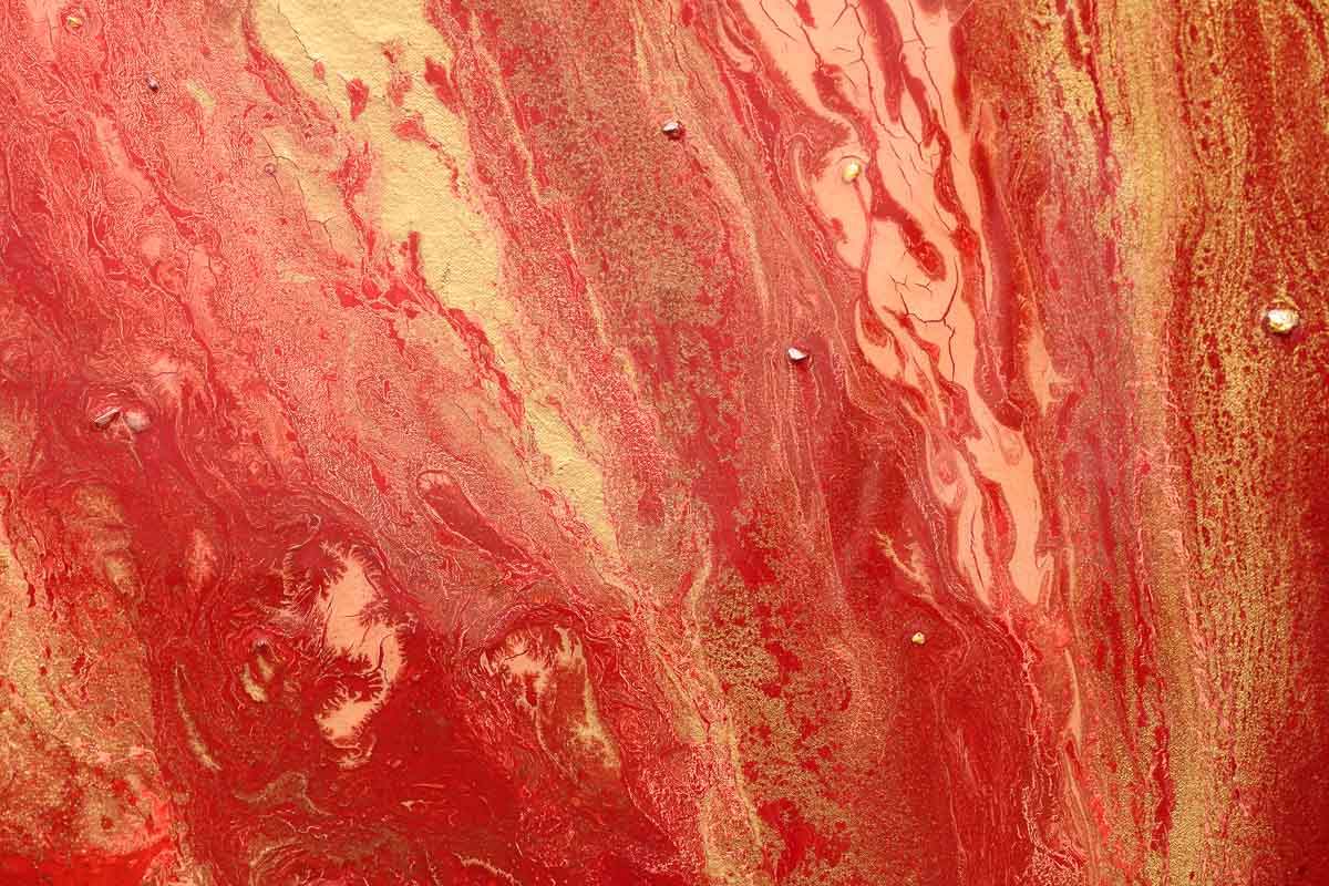 Rose Petals And Angel Wings II - Original by artist Wendy Satchwell - Wyecliffe Galleries