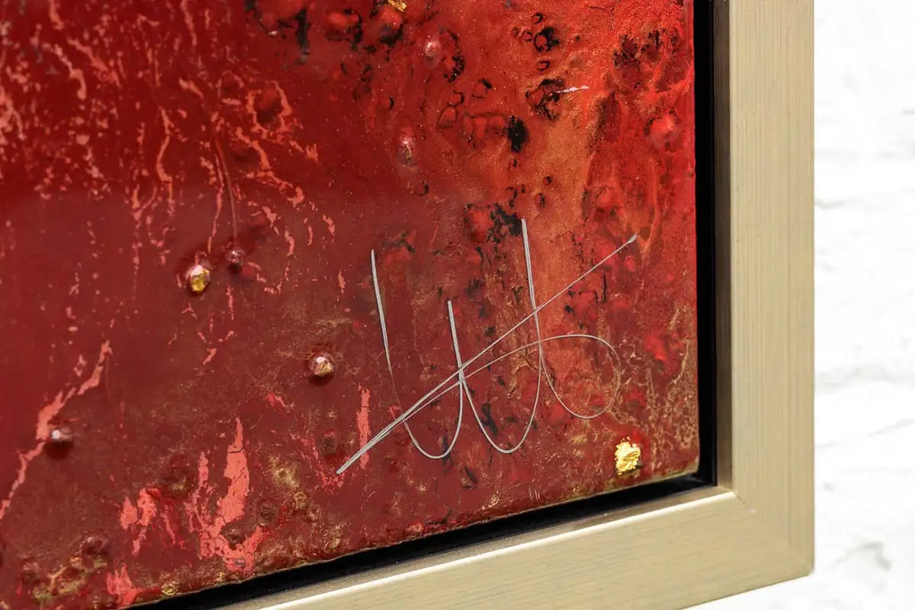 Rose Petals And Angel Wings II - Original by artist Wendy Satchwell - Wyecliffe Galleries