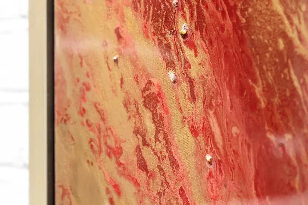 Rose Petals And Angel Wings II - Original by artist Wendy Satchwell - Wyecliffe Galleries