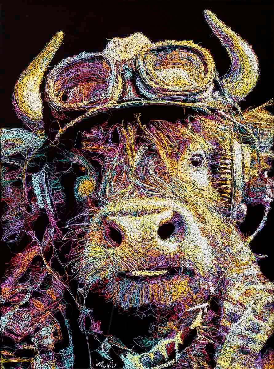 Big Mac - Original - SOLD by artist Zalini - Wyecliffe Galleries