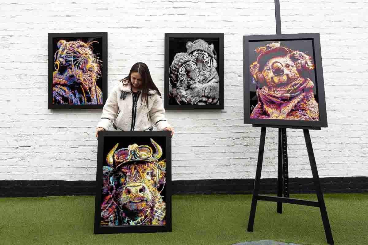 Big Mac - Original - SOLD by artist Zalini - Wyecliffe Galleries