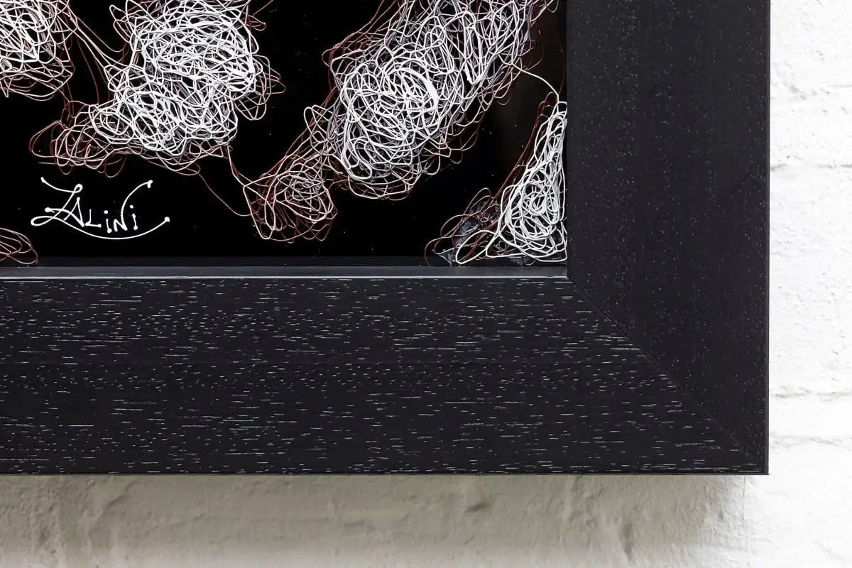 Bites N Cuddles - Original - SOLD by artist Zalini - Wyecliffe Galleries