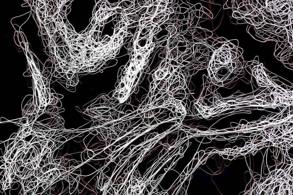 Bites N Cuddles - Original - SOLD by artist Zalini - Wyecliffe Galleries