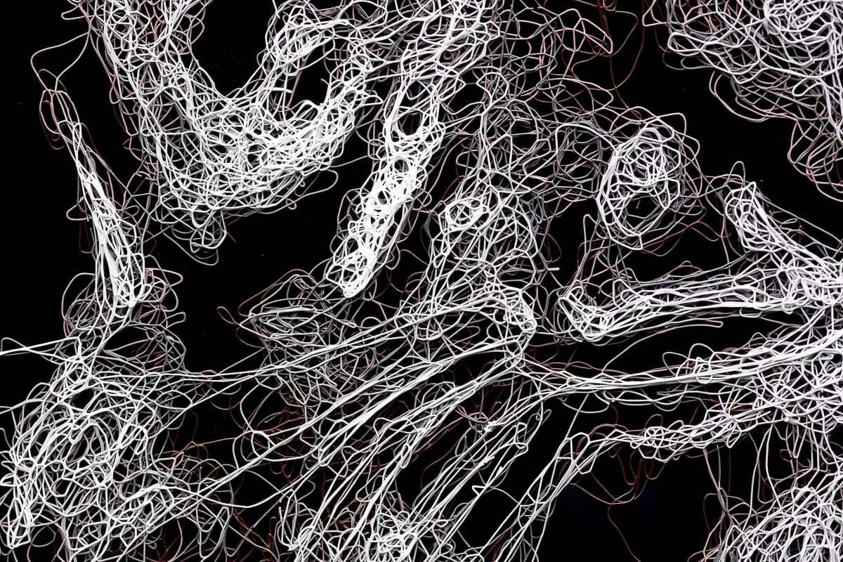 Bites N Cuddles - Original - SOLD by artist Zalini - Wyecliffe Galleries