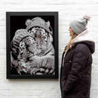 Bites N Cuddles - Original - SOLD by artist Zalini - Wyecliffe Galleries