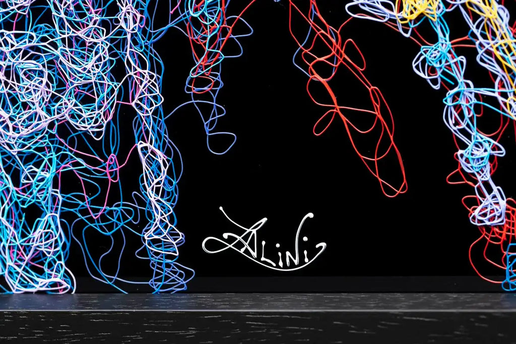 Bright Lights - Original - SOLD by artist Zalini - Wyecliffe Galleries