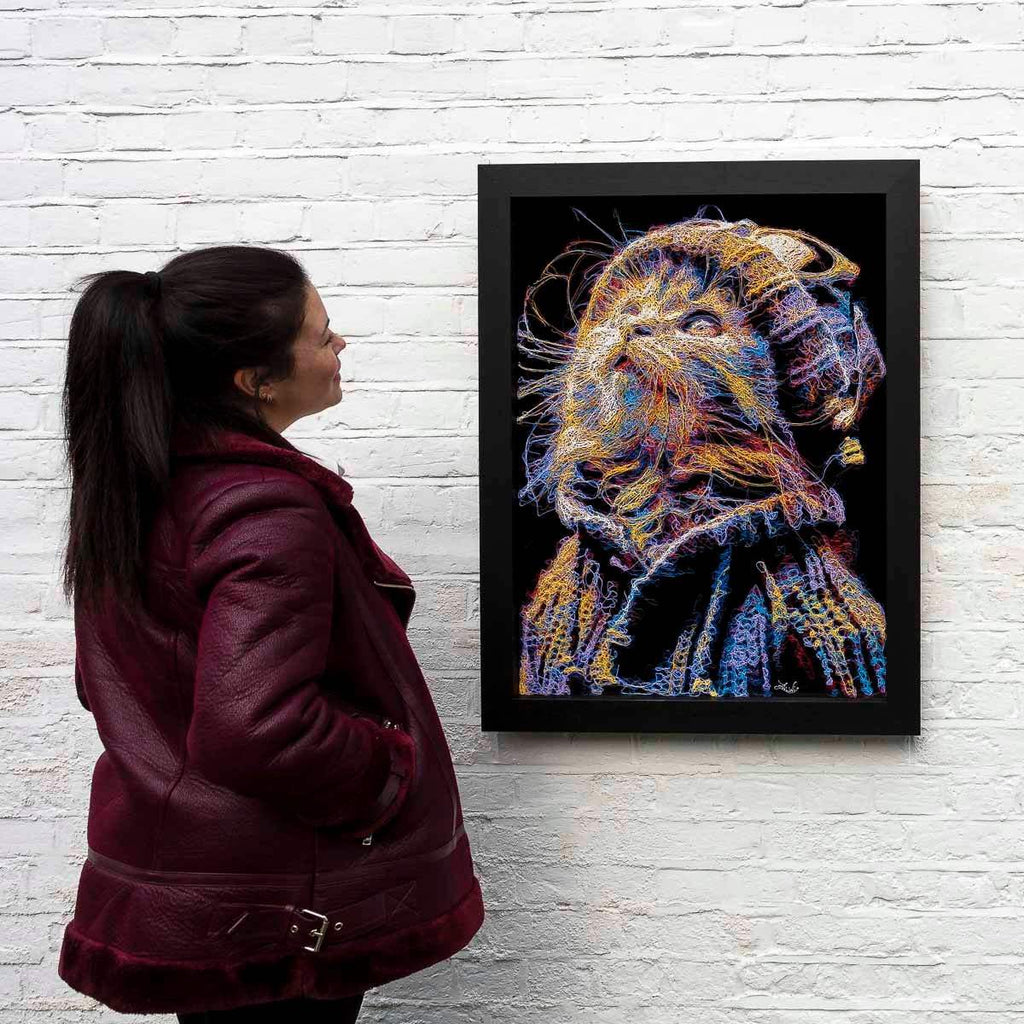 Bright Lights - Original - SOLD by artist Zalini - Wyecliffe Galleries