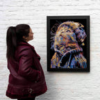 Bright Lights - Original - SOLD by artist Zalini - Wyecliffe Galleries