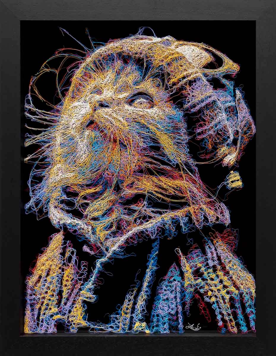 Bright Lights - Original - SOLD by artist Zalini - Wyecliffe Galleries